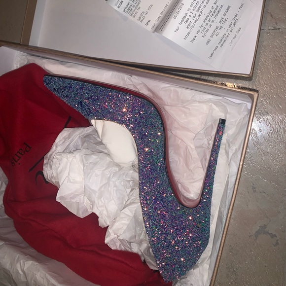 Christian Louboutin Shoes - *SOLD*  So kate 12mm Glitter Dragonfly *new*